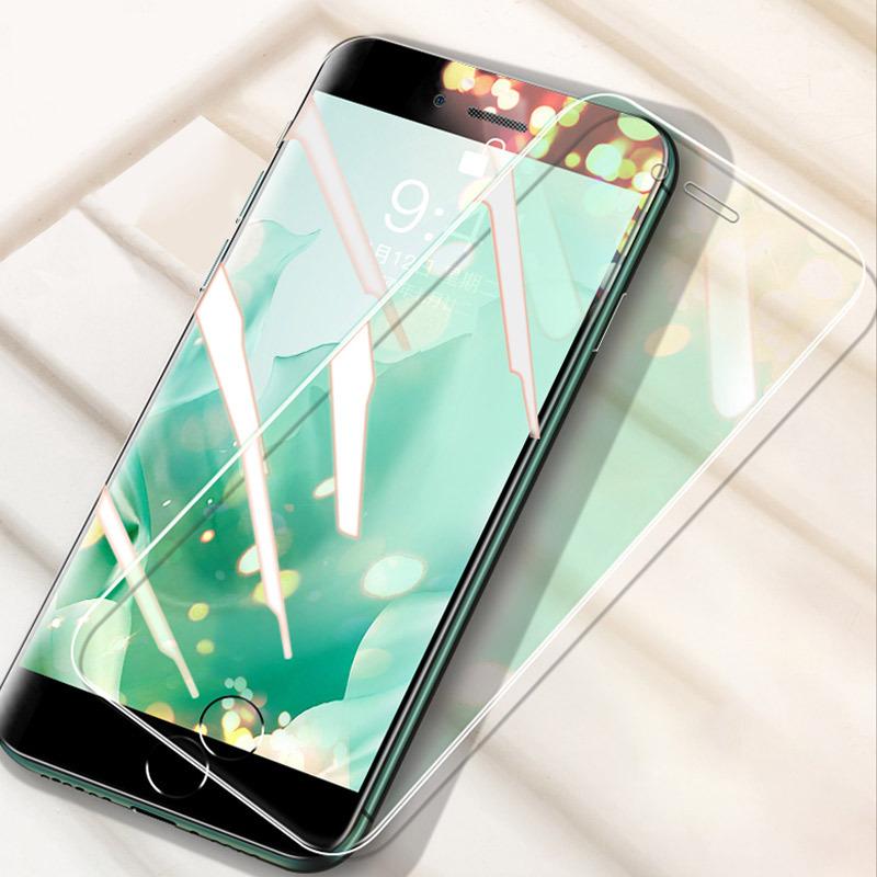 iPhone 7 Plus フィルム 爆買い！ IPHONE PLUS グリーンフィルム アイフォン ブルーライトカット 強化ガラス プラス  目をガード 薄い 画面全面保護 衝撃吸収