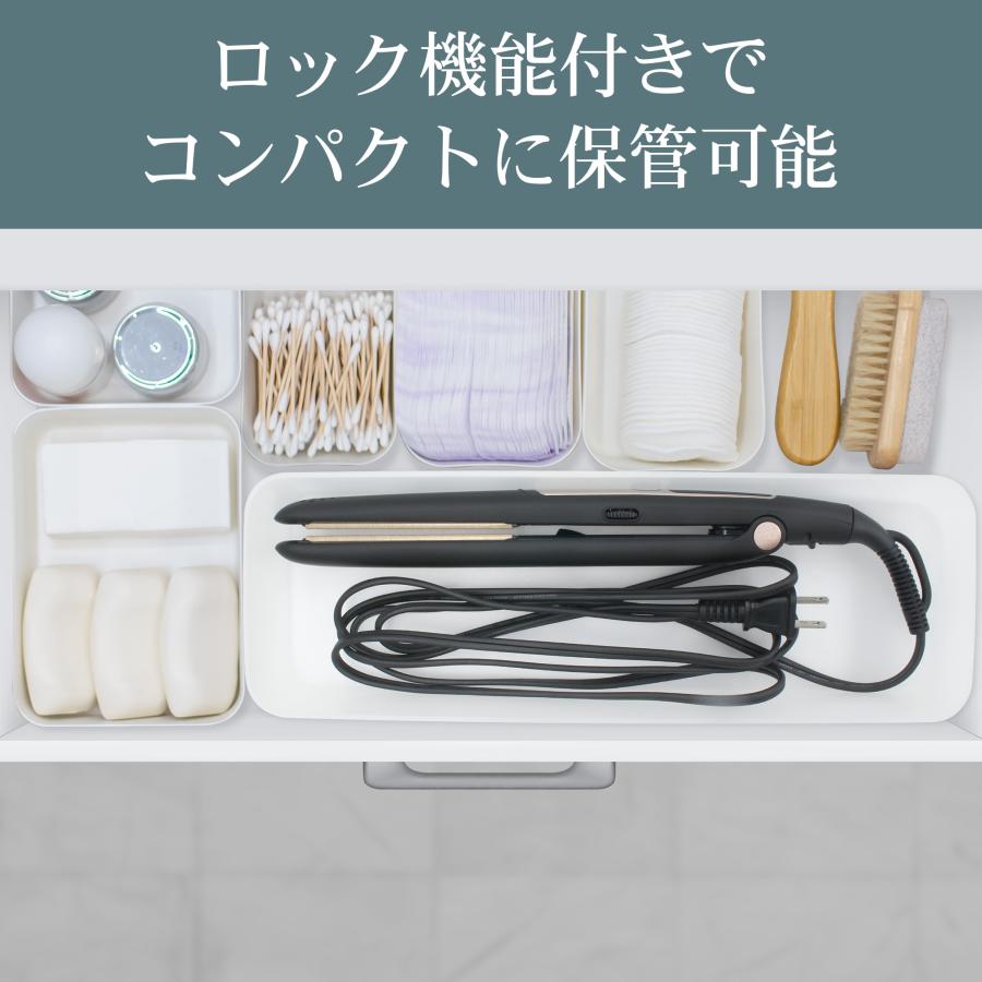 ストレートアイロン ヘアアイロン マイナスイオン 24mm幅 ナノ