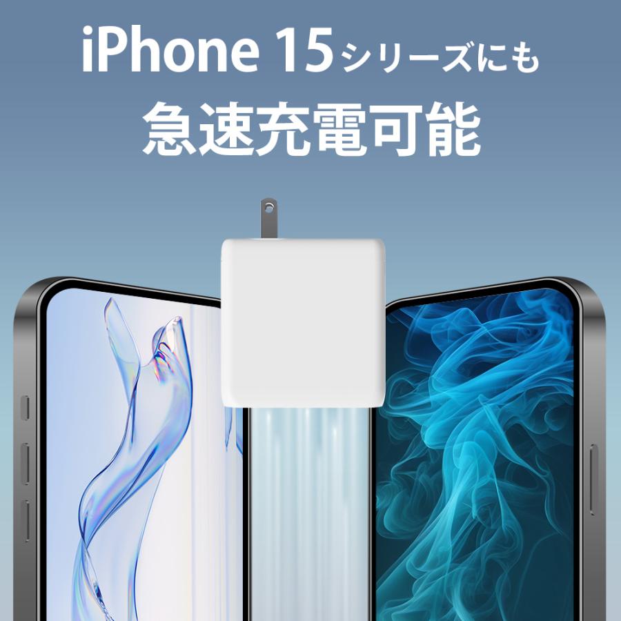 急速充電器  PD 100W Gan 窒化ガリウム iPhone15 アダプター 充電器 小型 3ポート スマートフォン ACアダプター USB-A USB-C 送料無料 FFF-ACC100CCA |  | 04