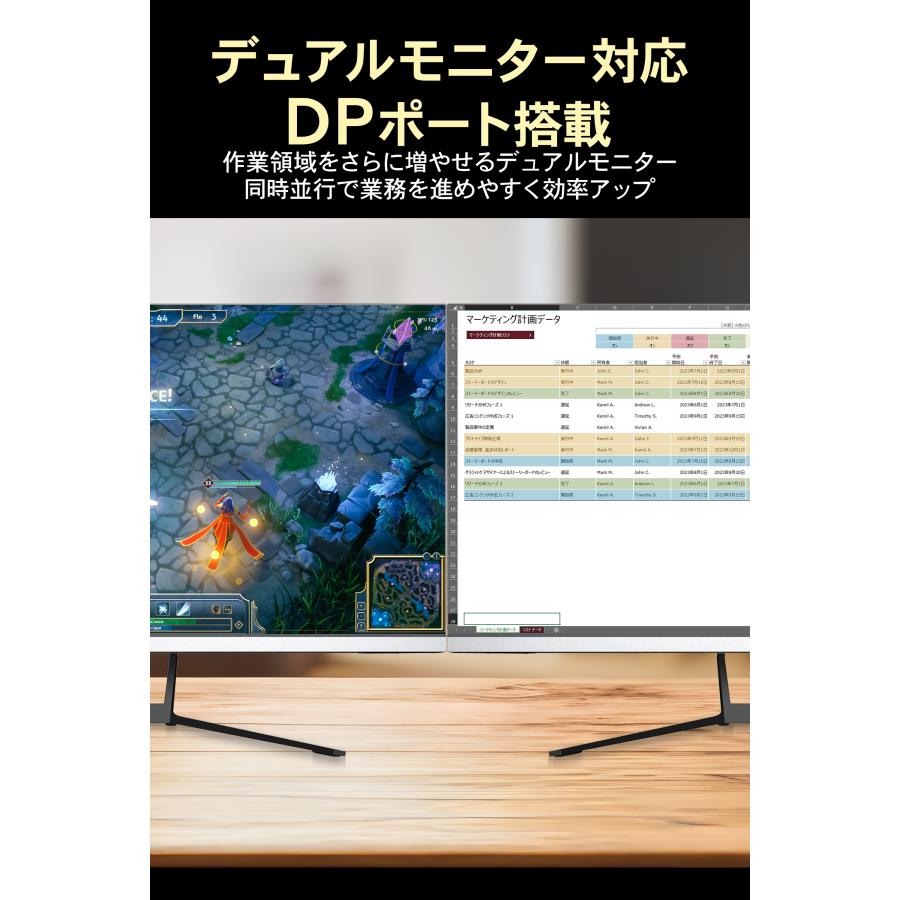IRIE デスクトップパソコン Office付き 中古 27インチ オールインワン