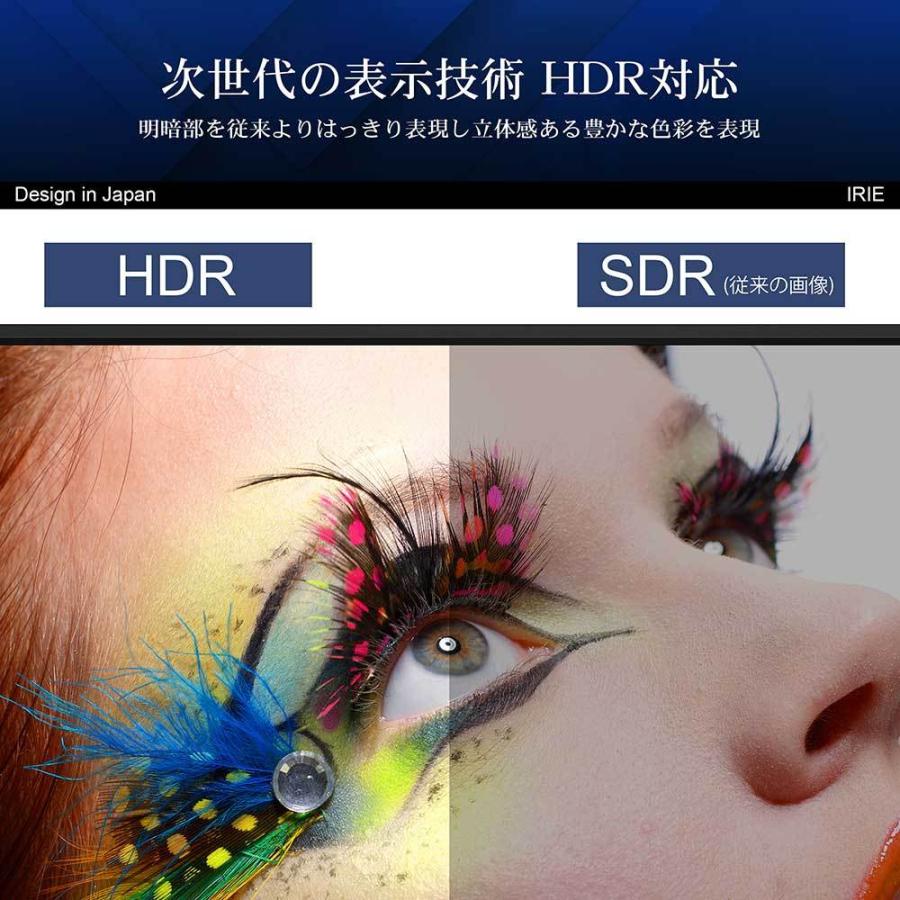 IRIE モニター 中古 27インチ パソコン 4K HDR対応 ディスプレイ