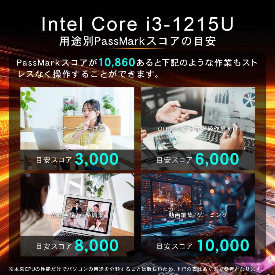 FFF ノートパソコン 14.1インチ 2.2K 2240×1400 IPSディスプレイ i3 16GBメモリ 256GB SSD Windows11 pro IRIE アイリー FFF-PC14B1BK-RSL | IRIE | 04