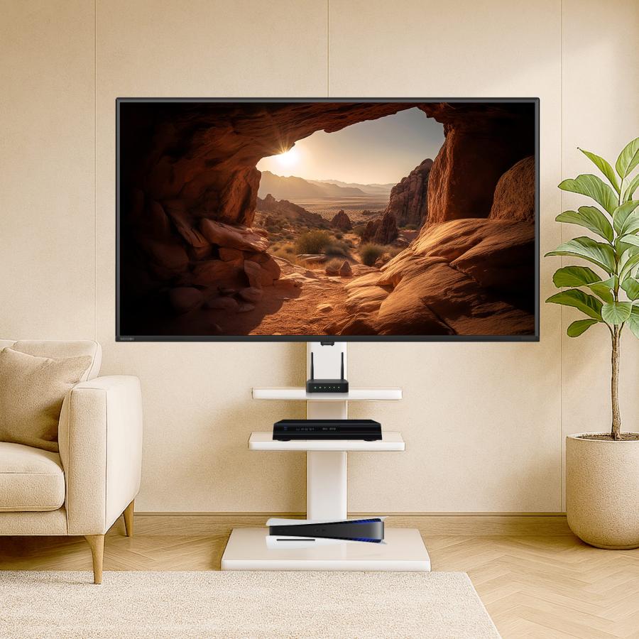 テレビスタンド 壁寄せ キャスター付き 首振り テレビ 32〜70インチ