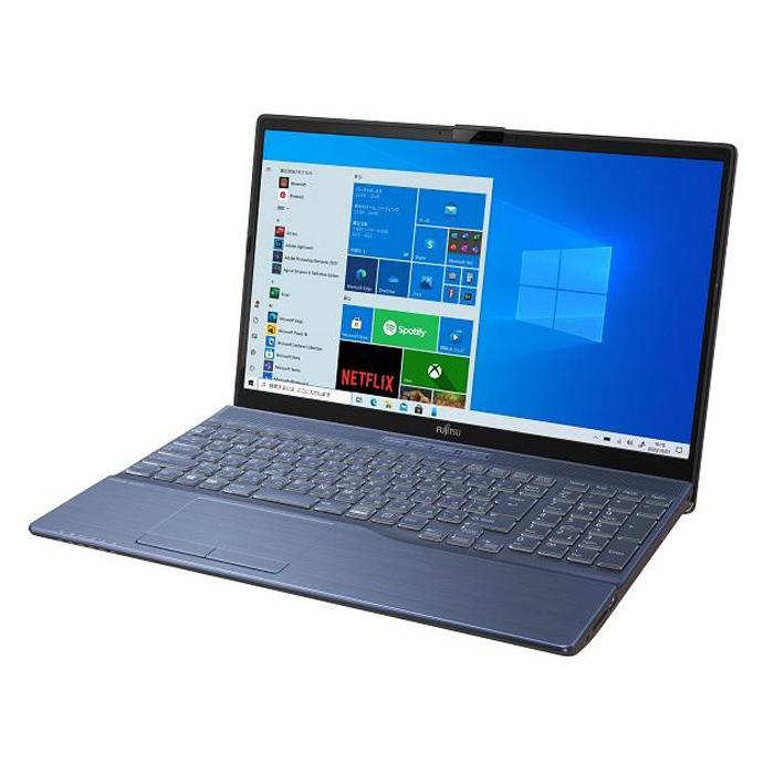 富士通 ノートパソコン 新品 同様 Office搭載 Win10 DVD-RW 15.6