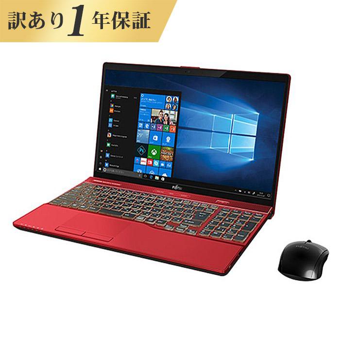 富士通 ノートパソコン office付き 新品 同様 FMV LIFEBOOK AH53