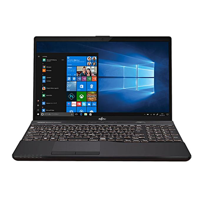 富士通 ノートパソコン Office搭載 新品 同様 Win10 Blu-ray