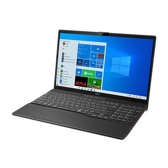 富士通 ノートパソコン Office搭載 新品 同様 Win10 Blu-ray 15.6型