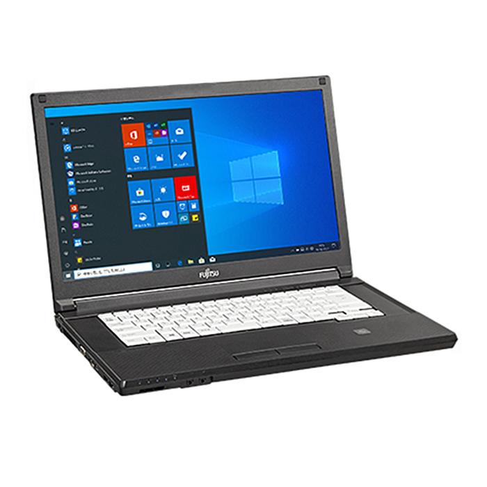 富士通 ノートパソコン Office搭載 新品 同様 Win10 DVD-RW 15.6