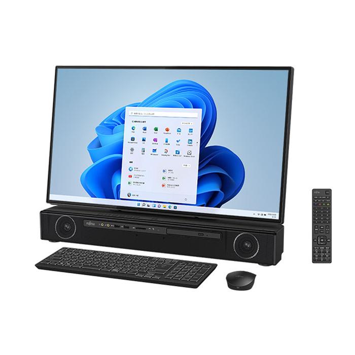 富士通 デスクトップパソコン 新品 同様 TVチューナー windows11 Blu 