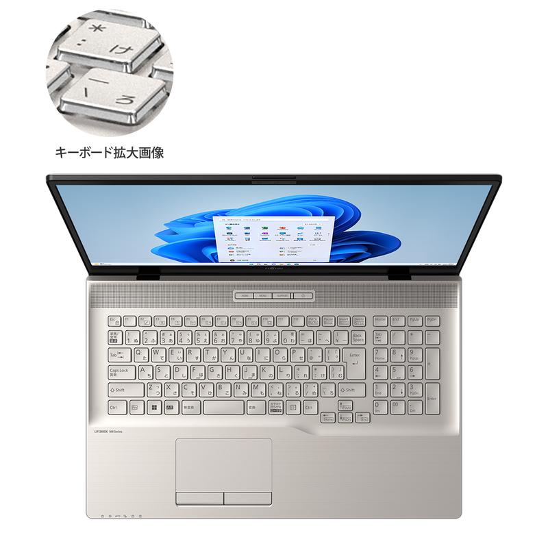 富士通（FUJITSU） ノートパソコン Office搭載 新品 同様 TVチューナー