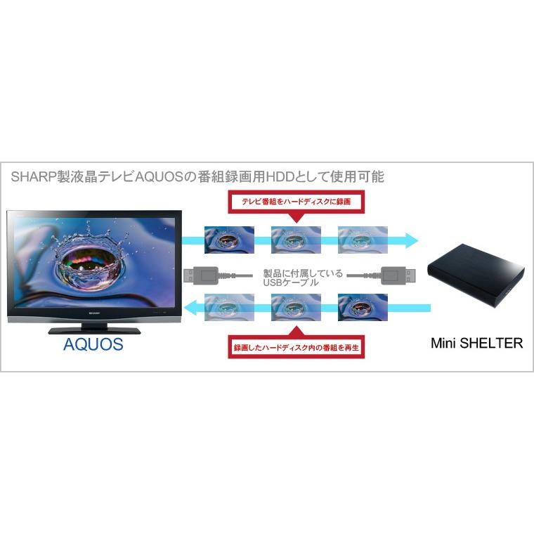 外付けHDD ポータブル 1.5TB テレビ録画 Windows10対応 REGZA ブラック アルミケース製 USB 3.1 Gen1 外付けハードディスク MAL21500H2EX3-MK｜marshal｜03