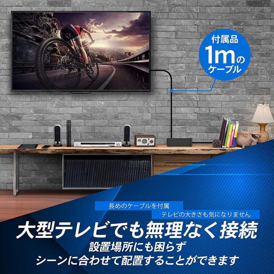 外付けHDD テレビ録画 3TB Windows10対応 REGZA ブラック USB 3.1 Gen1 据え置き 外付けハードディスク MAL33000EX3-BK｜marshal｜08