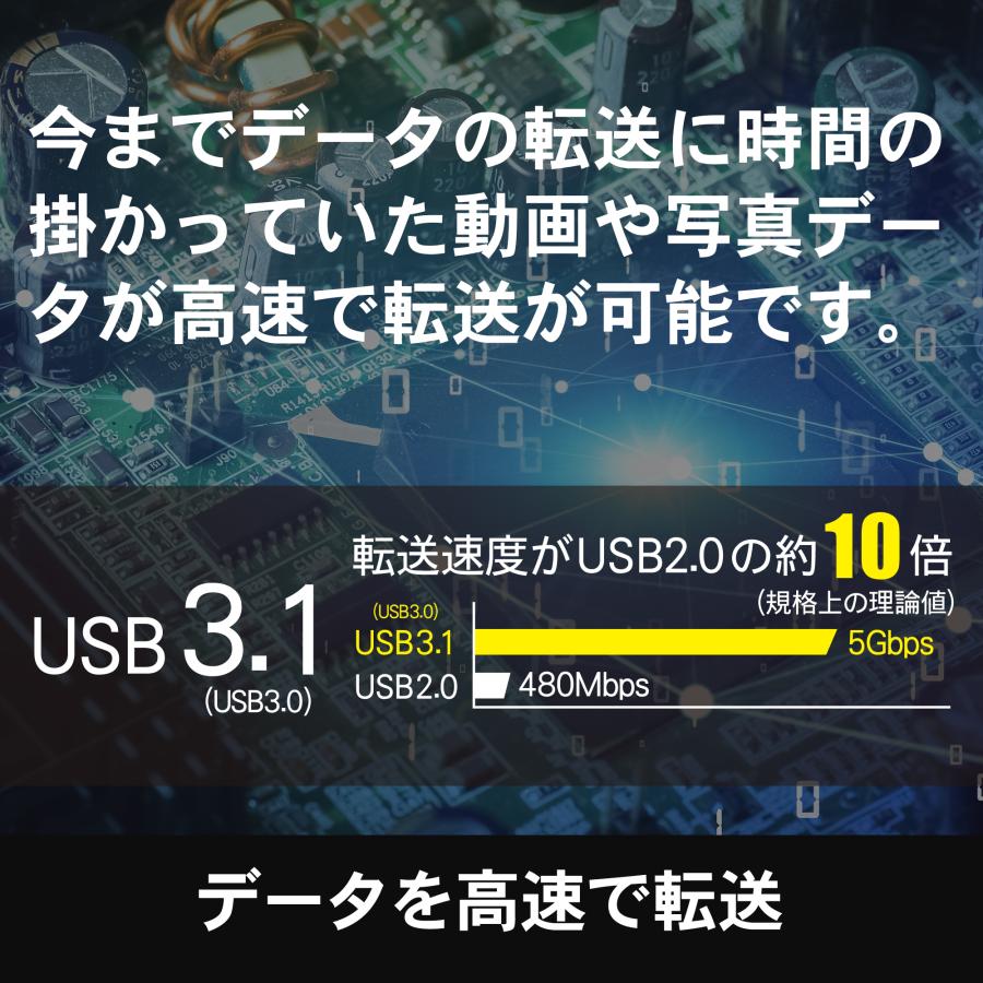 MARSHAL USB接続外付けHDD 4TB MAL34000EX3-BK MARSHAL（PC） 外付けHDD 4TB テレビ録画 Windows10対応 REGZA