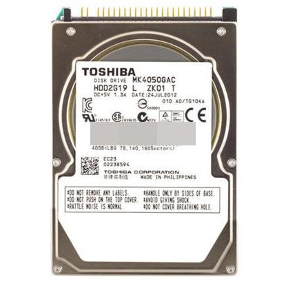 TOSHIBA 東芝 2.5インチ IDE 内蔵ハードディスク 40GB MK4050GAC