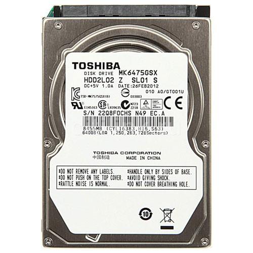 TOSHIBA 2.5インチHDD 640GB 5400rpm 9.5mm-