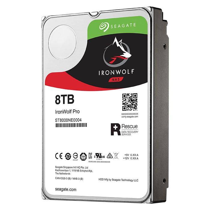 内蔵ハードディスク 3.5インチ 8TB SATA Seagate IronWolf Pro 7200rpm