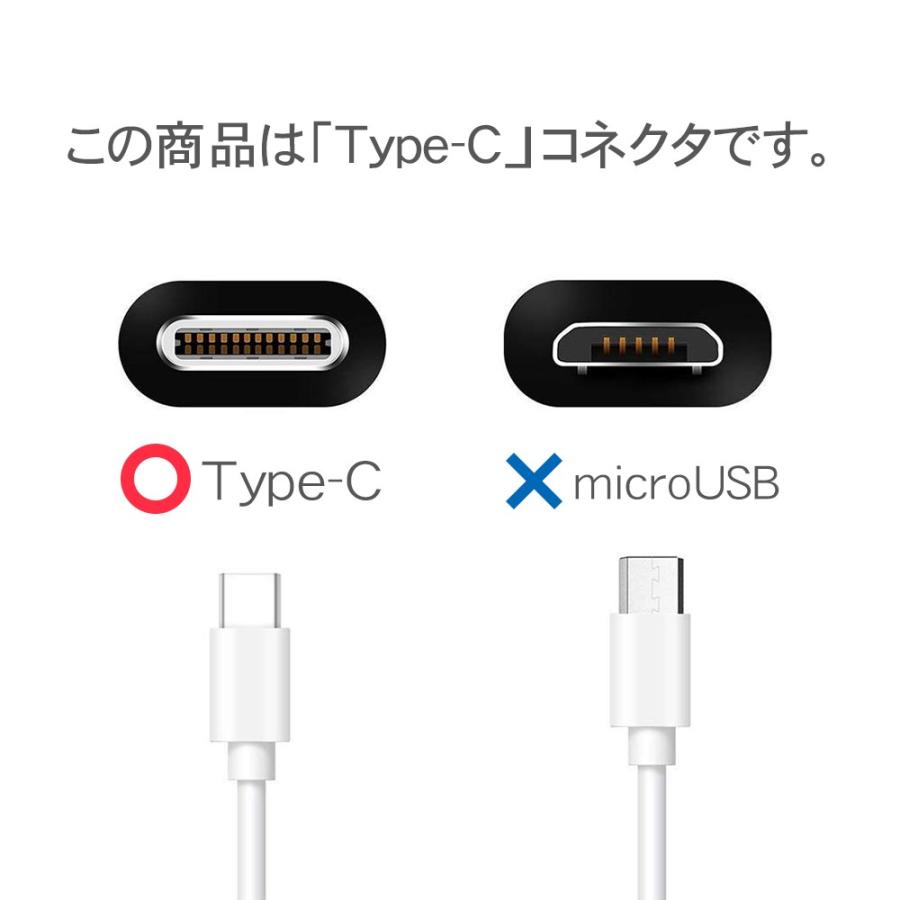 1年保証 USBケーブル usb type-c 1m 50cm 4本セット スマホ タイプC 充電ケーブル ポイント消化 送料無 1メートル 100cm 0.5m ブラック ホワイト ナイロン編み｜marshal｜02