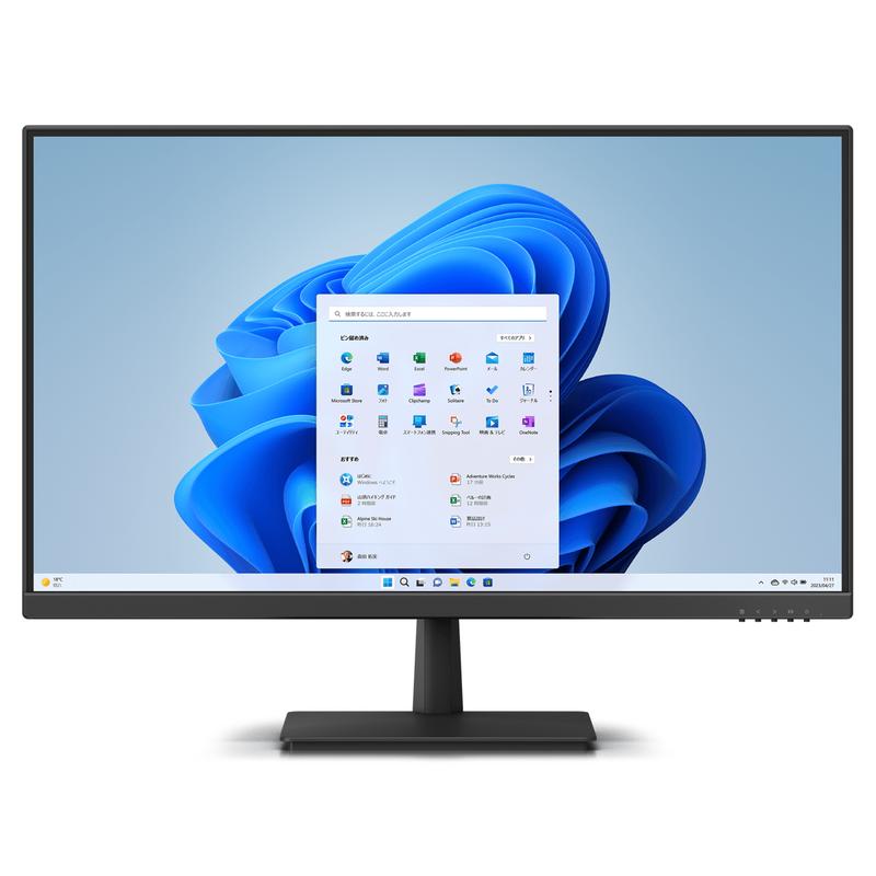 富士通 27インチFull HDモニター WMD27011BT 富士通（FUJITSU） モニター 27インチ 新品同様 パソコン用