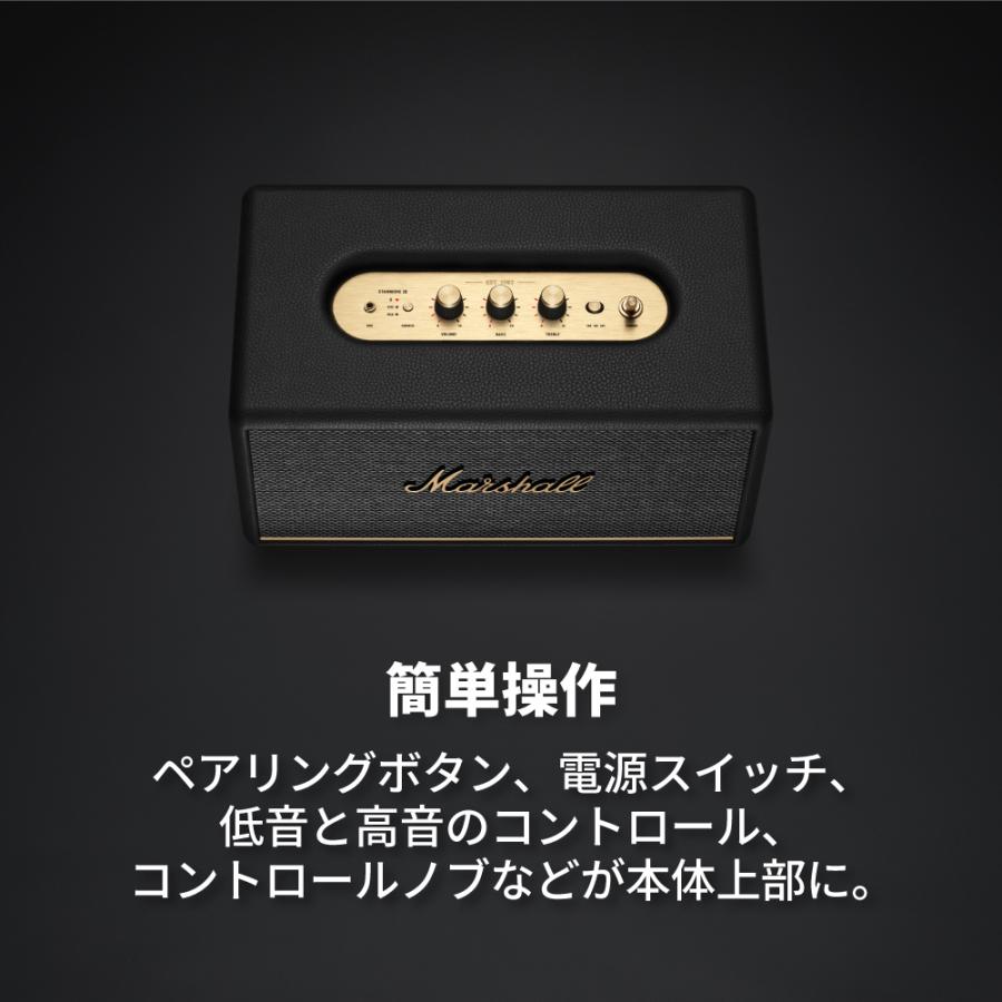 Marshall マーシャル ワイヤレススピーカー STANMORE3BLUETOOTH-BLACK ブラック｜marshall-official｜06