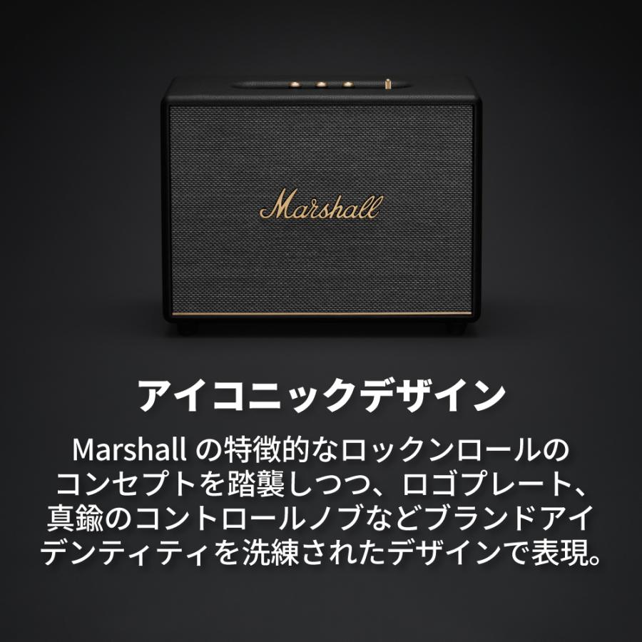 Marshall マーシャル ワイヤレススピーカー WOBURN3BLUETOOTH-BLACK ブラック｜marshall-official｜07