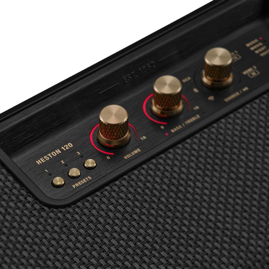 Marshall（マーシャル） サウンドバー Heston120 ブラック Dolby Atmos