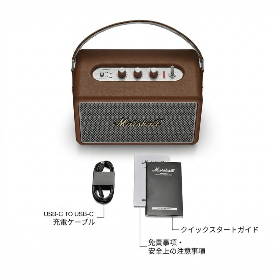 Marshall（マーシャル） ワイヤレススピーカー KILBURN3-BROWN 連続