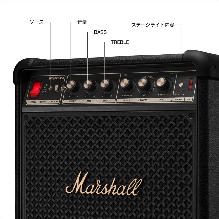 Marshall（マーシャル） ポータブルパーティースピーカー BROMLEY450