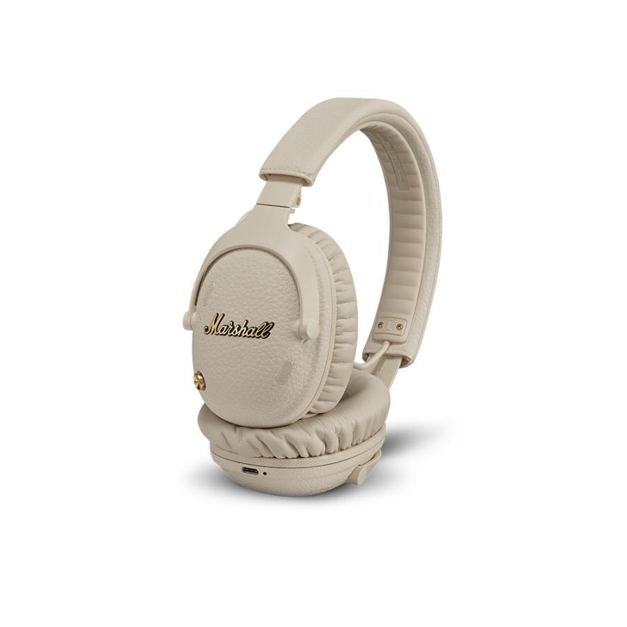 Marshall マーシャル ワイヤレスヘッドホン MONITOR III A.N.C クリーム　最大100時間再生/通話対応/ノイズキャンセリング/マルチポイントの画像