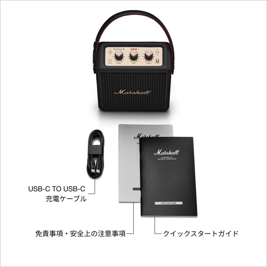 オーディオ機器 Marshall ワイヤレススピーカー ブラック（充電