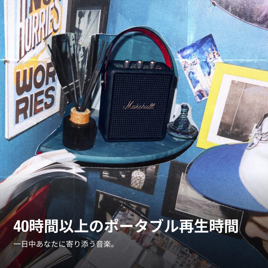 Marshall（マーシャル） ワイヤレススピーカー STOCKWELL3-BLACK-AND