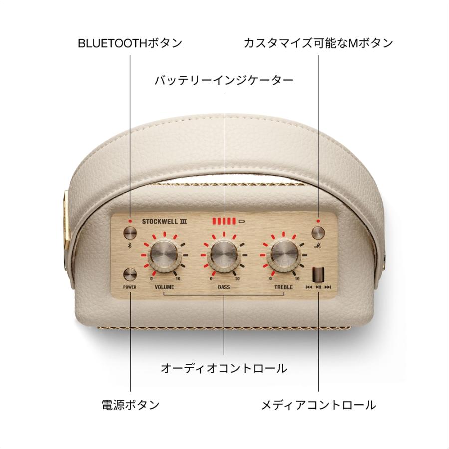 Marshall（マーシャル） ワイヤレススピーカー STOCKWELL3-CREAM