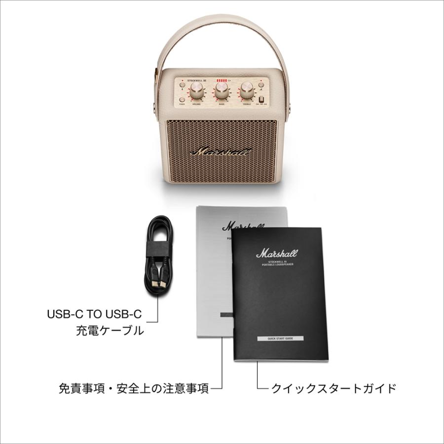 Marshall（マーシャル） ワイヤレススピーカー STOCKWELL3-CREAM