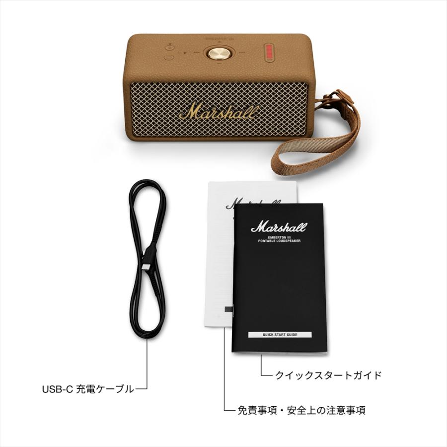 Marshall（マーシャル） ワイヤレススピーカー EMBERTON III Brown
