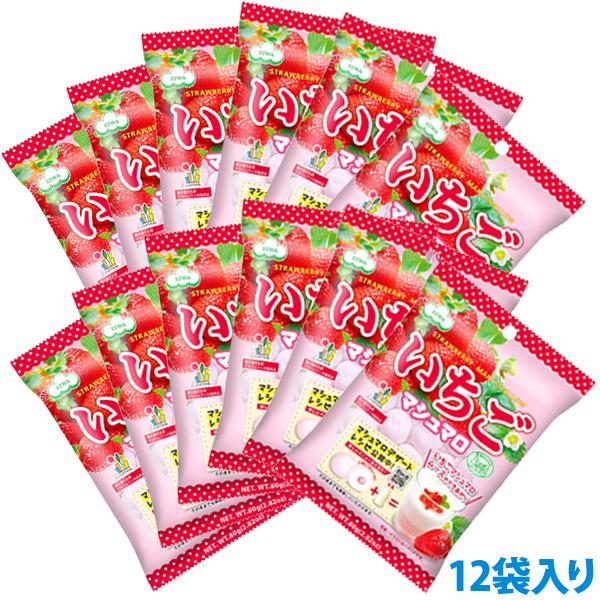 いちごマシュマロ 【いちご果汁入りゼリーが入ったマシュマロ】 1