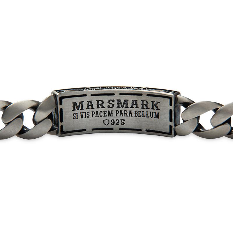 シルバー ブレスレット マルスマーク Black Pave Vine Braceletの画像