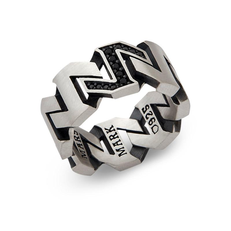 シルバー 指輪 リング マルスマーク Mars Chain Ring No.2