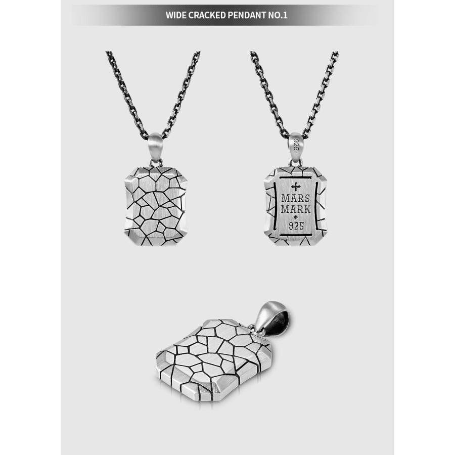 シルバー ペンダント マルスマーク Wide Cracked Pendant No.1 【公式 
