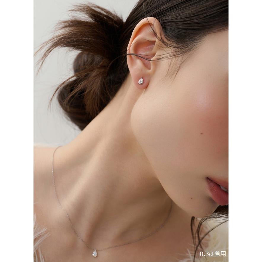 ティアドロップ ラボグロウンダイヤ ピアス プラチナ 0.2ct : SURU Jewelry - 通販 - Yahoo!ショッピング