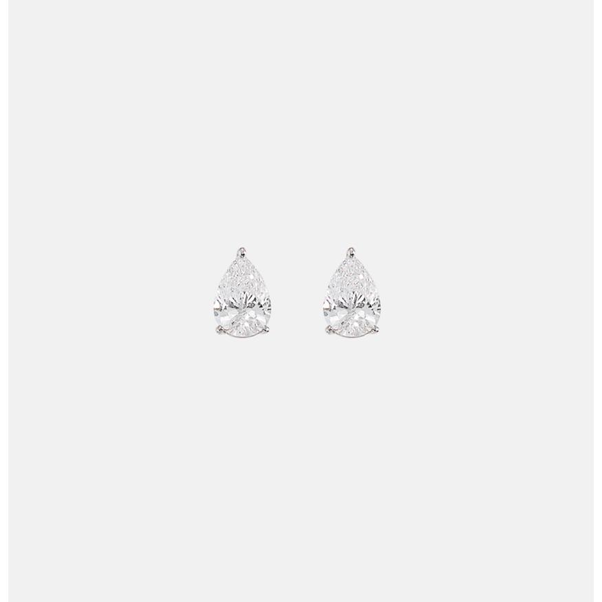 ティアドロップ　ラボグロウンダイヤ　ピアス プラチナ　0.3ct