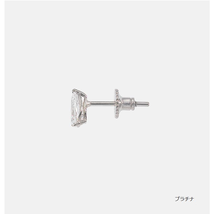 ティアドロップ　ラボグロウンダイヤ　ピアス プラチナ　0.3ct