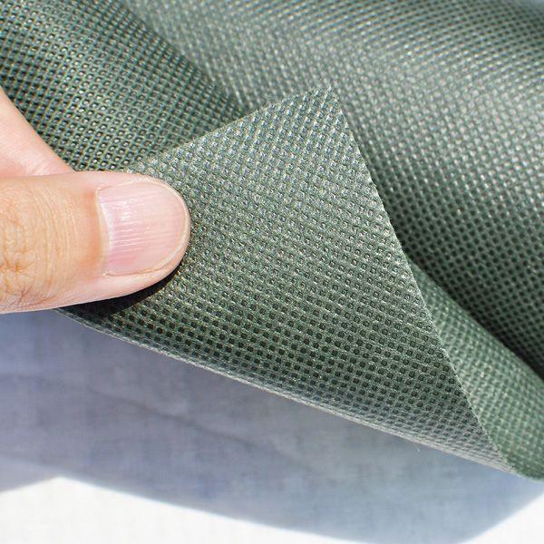 Greengarden 防草シート 除草シート 親水剤入 高透水性 高密度1ｇ 厚手 1 10m グリーン Uv耐候剤配合 高耐久 不織布 固定ピン本と黒丸枚付き