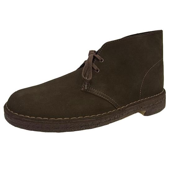brown clarks boots