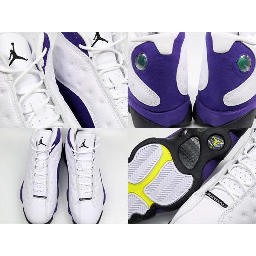 jordan 13 white court purple