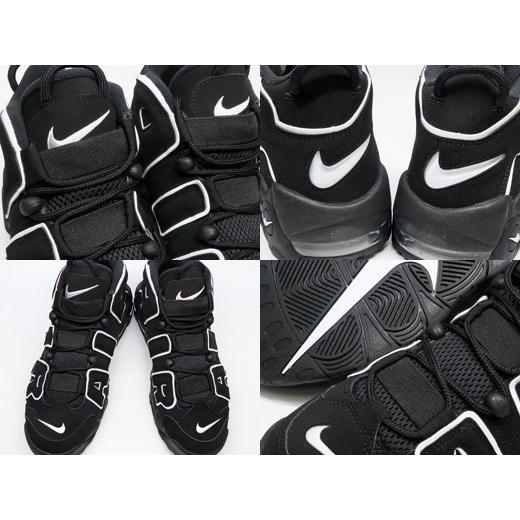 NIKE AIR MORE UPTEMPO BLACK/WHITE 黒白 モアテン ナイキ エア NIKE AIR MORE UPTEMPO BLACK/WHITE 黒白 モアテン ナイキ エア