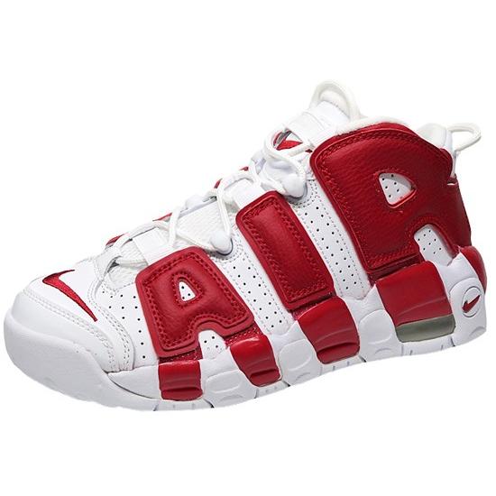 uptempo white red