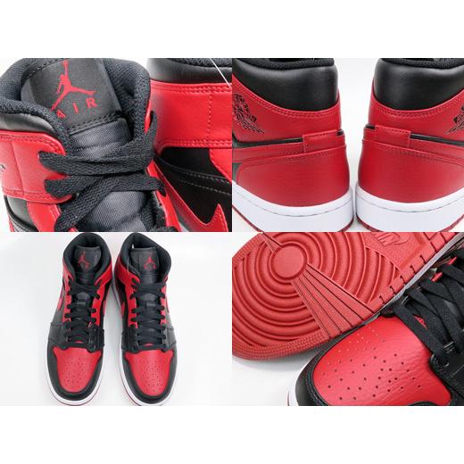 Nike Air Jordan 1 Mid ナイキ エア ジョーダン 1 ミッド Bred ブレッド Black Gym Red White 黒赤 赤黒 074 マーズワン 通販 Yahoo ショッピング