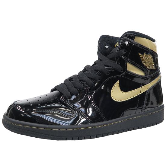 jordan 1 retro black metallic gold