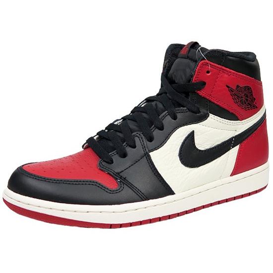 ナイキ エア ジョーダン1 レトロ ハイ つま赤