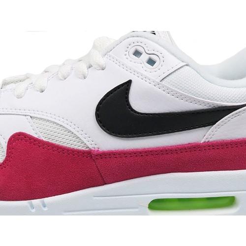 nike air max 1 white black volt rush pink