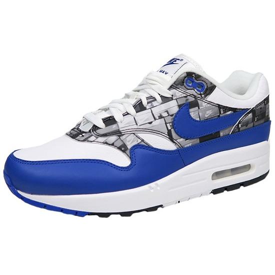 ナイキ エア マックス1 アトモス 白青 Nike Air Max 1 Prnt We Love Nike Pack Atmos White Game Royal Blue Aq0927 100 マーズワン 通販 Yahoo ショッピング